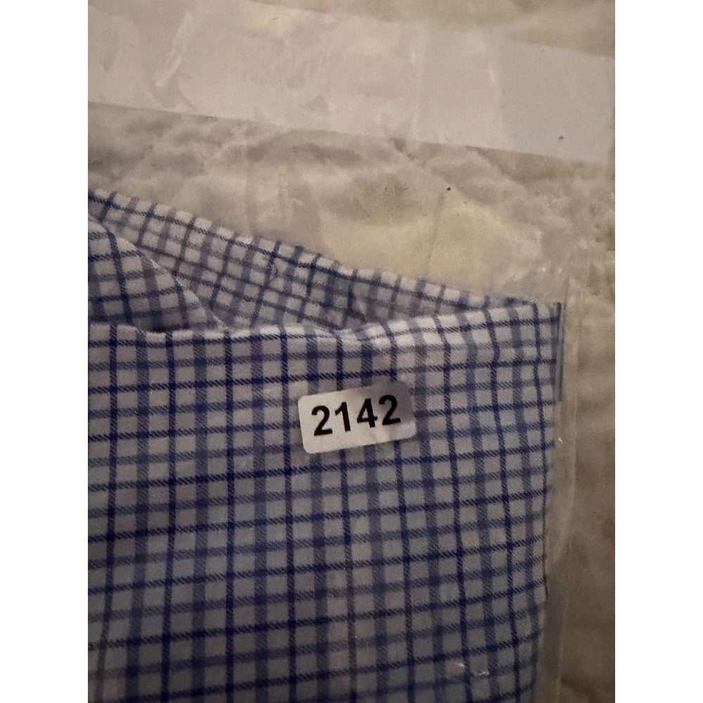 Ralph Lauren Mens XL Blue White Gingham Check Button Down Shirt Long Sleeve NWT - Picture 10 of 10